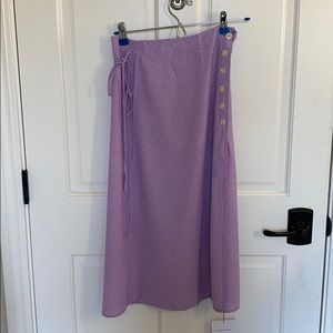 Lavender midi skirt